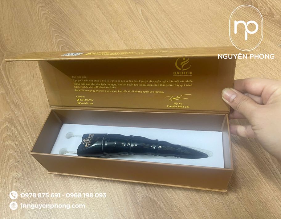 In hộp đựng dụng cụ đánh cảm dạng nam châm 